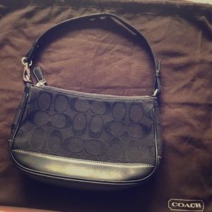 Black coach purse
